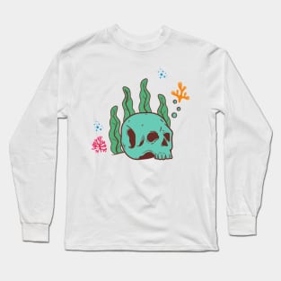 Under Water Skull Long Sleeve T-Shirt